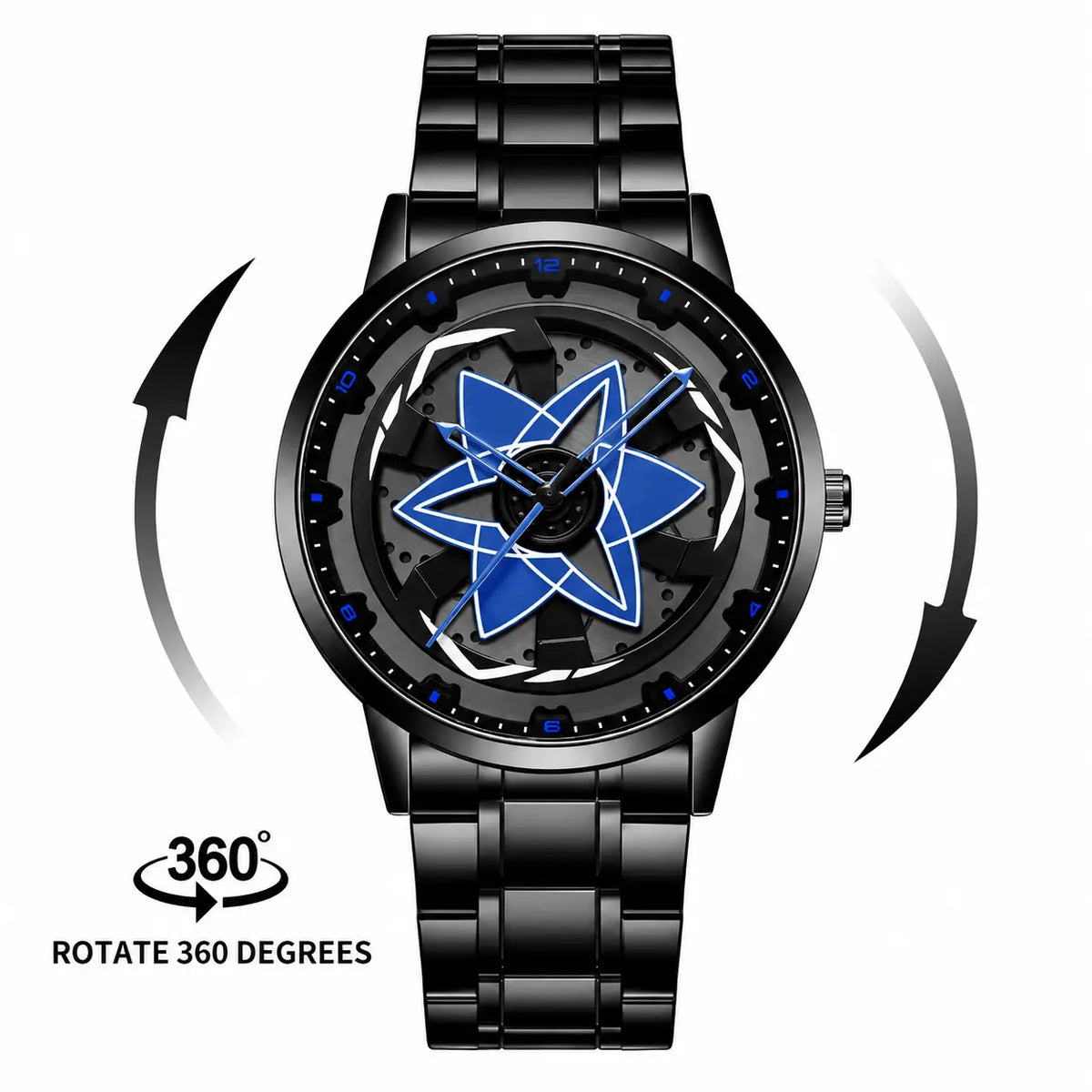 360° Rotating Wheel Quartz Watch Inspirational Watches