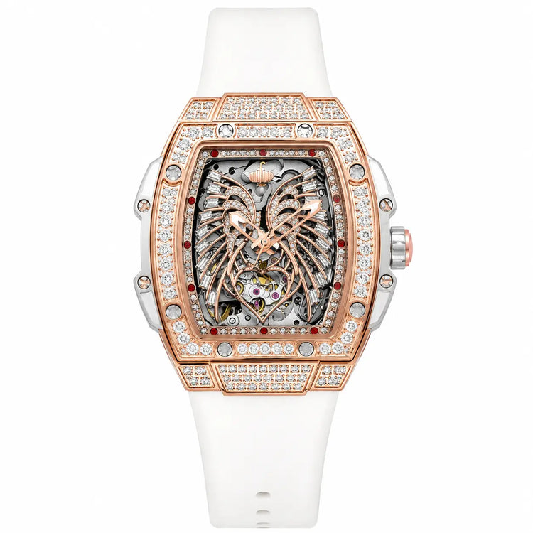 Women’s Heart Skeleton Automatic Watch Inspirational Watches