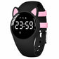 Kids Cat Ear Fitness Tracker Inspirational Watches