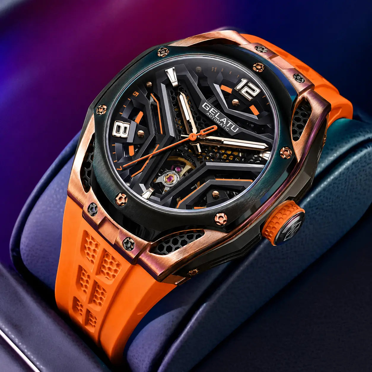 Hollow out Automatic Men&