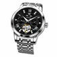 Skeleton Flywheel Automatic Mechanical Original Wristwatch Inspirational Watches