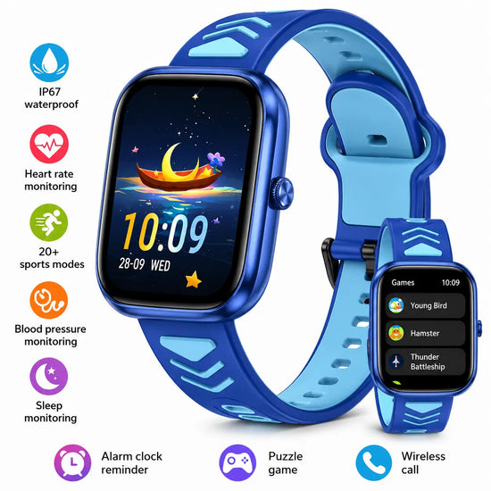 Waterproof Fitness Tracker Bluetooth Call Kids Smartwatch Inspirational Watches