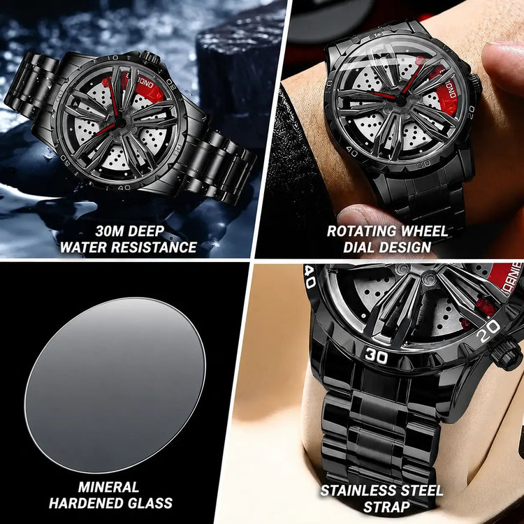 Automotive Wheel Hub Watch Inspirational Watches