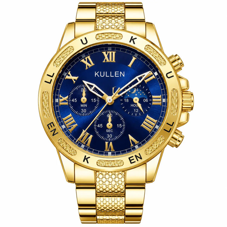 Luxury Large Dial Men Business Fashion Quartz Watch Inspirational Watches