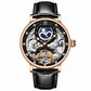 Skeleton Automatic Dual Time Watch Inspirational Watches