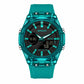 Analog-Digital Sports Watch – World Time & 5ATM Inspirational Watches