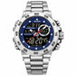 Analog-Digital Steel Watch – 5 ATM Inspirational Watches