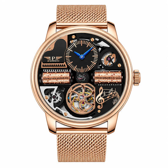 Piano Music Automatic Watch