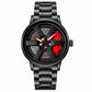360° Rotating Wheel Dial Quartz Watch