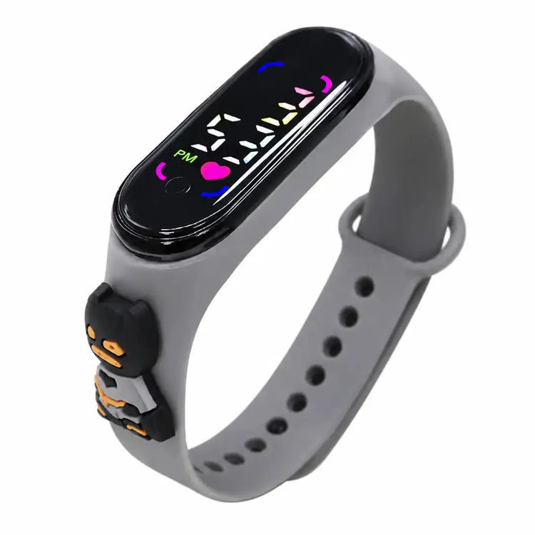 3D Cartoon LED Kids Watch Inspirational Watches