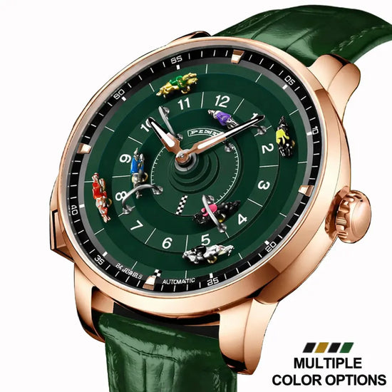Horse Gambling Full Automatic Mechanical Inspirational Watches