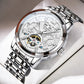Skeleton Flywheel Automatic Mechanical Original Wristwatch Inspirational Watches