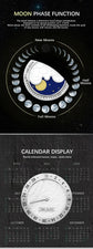 Moon Phase Mechanical Automatic Water Resistant Inspirational Watches