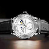 Moon Phase Mechanical Automatic Water Resistant Inspirational Watches