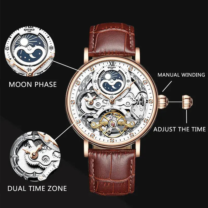 Luxury Skeleton Automatic Inspirational Watches