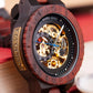 Luxury Wooden Mechanical Watches for Men – Premium Automatic Timepiece with Oversized Dial - Inspirational Watches