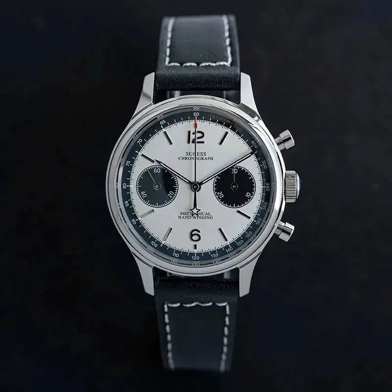 Mechanical Chronograph Panda Wristwatch Air Force Sapphire Waterproof Inspirational Watches