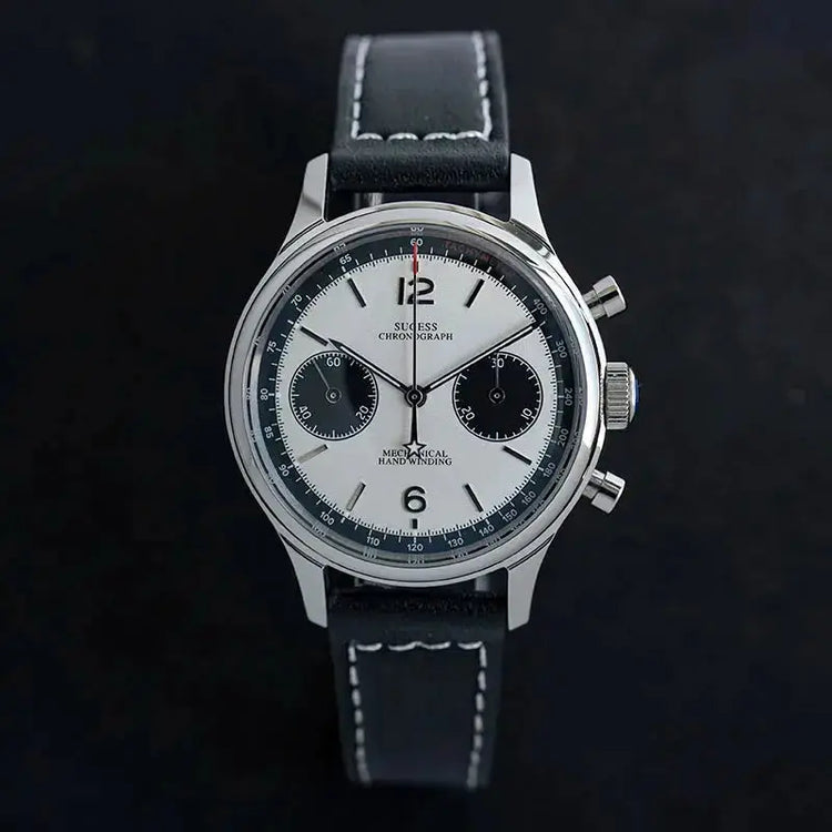 Mechanical Chronograph Panda Wristwatch Air Force Sapphire Waterproof Inspirational Watches