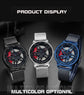 Rotating Dial Waterproof Car Wheel Watch Inspirational Watches