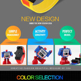 Digital Robot Transformation Cartoon Kids Sports Watch Inspirational Watches