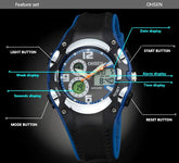 Fashion Digital LED Analog Kids Watch Inspirational Watches