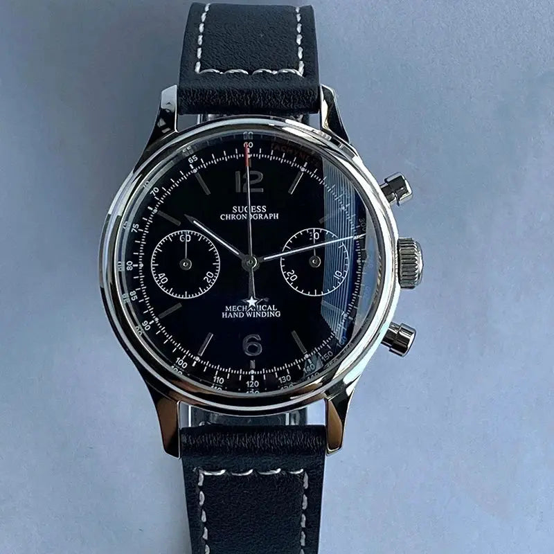 Chronograph Panda Wristwatch Air Force Sapphire Waterproof Inspirational Watches
