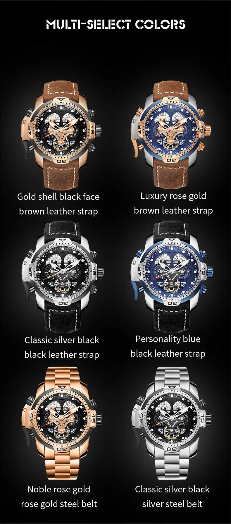 Luxury Automatic Waterproof Inspirational Watches