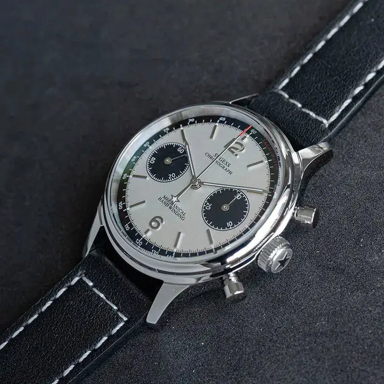 Mechanical Chronograph Panda Wristwatch Air Force Sapphire Waterproof Inspirational Watches