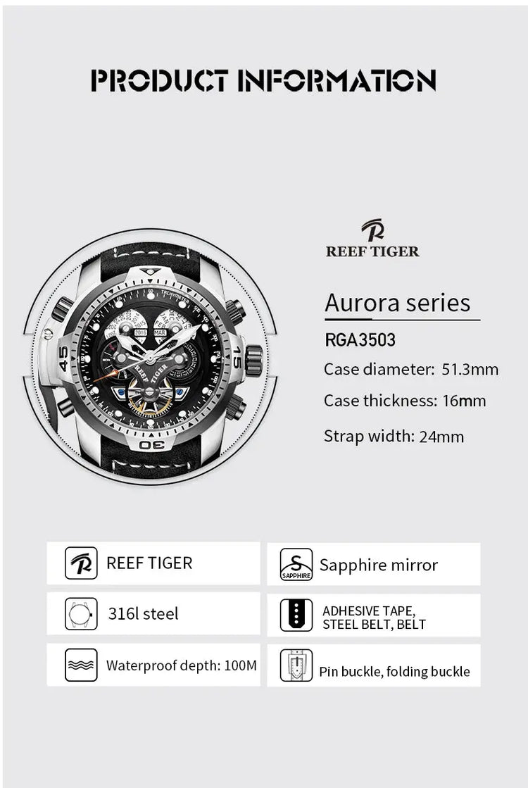 Luxury Automatic Waterproof Inspirational Watches