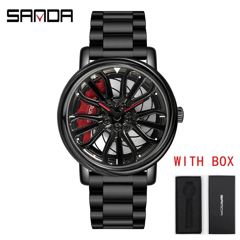 360 Degree Rotating Stainless Steel watch Inspirational Watches