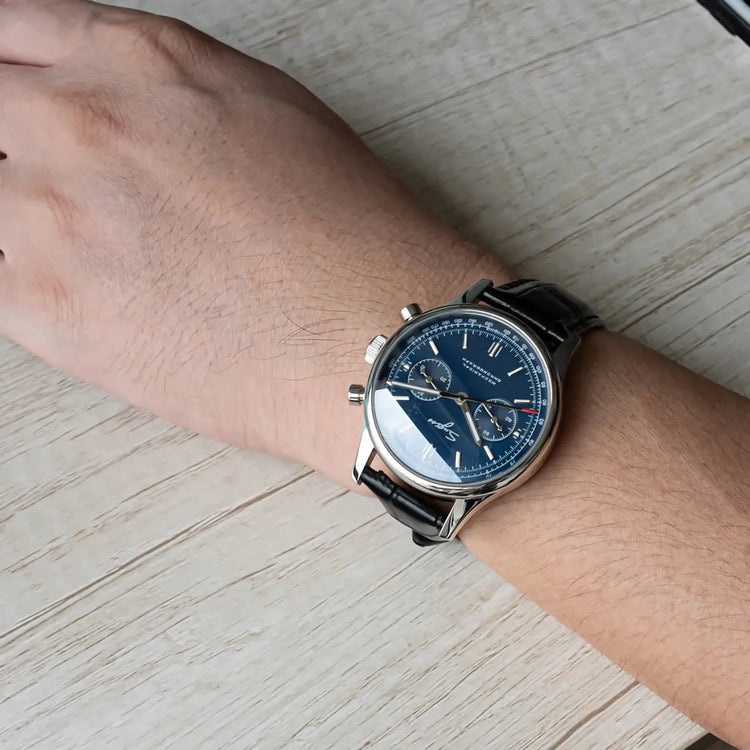 40 Pilot Chronograph Watch Men Air Force Inspirational Watches