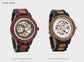 Luxury Wooden Mechanical Watches for Men – Premium Automatic Timepiece with Oversized Dial - Inspirational Watches