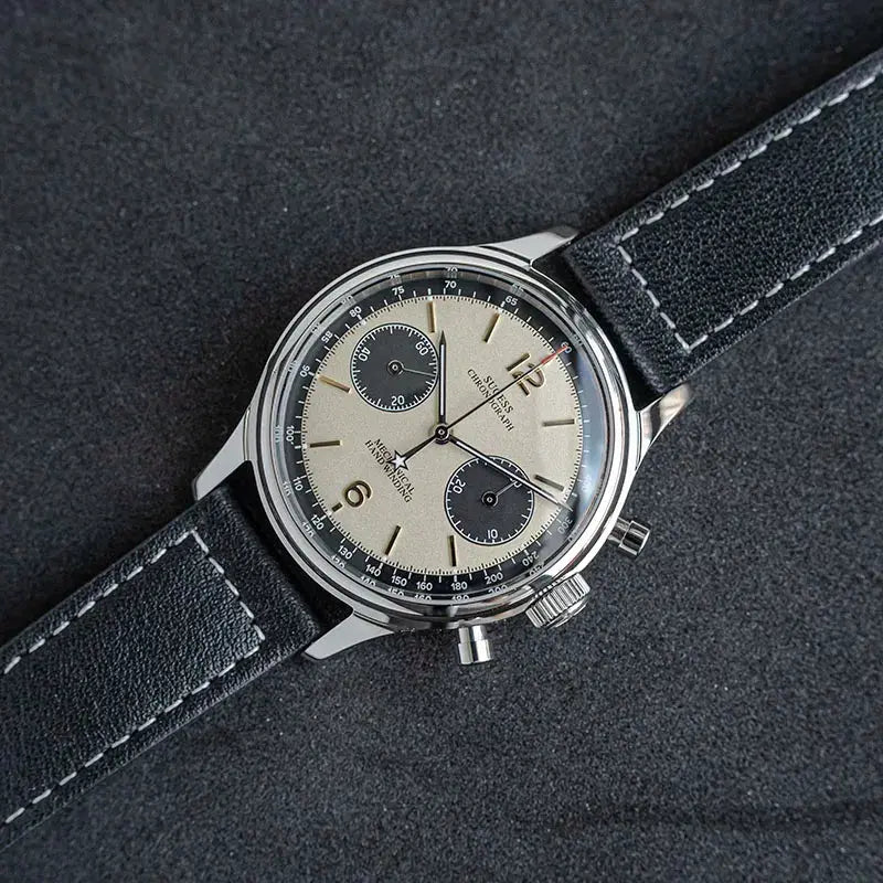 Chronograph Panda Wristwatch Air Force Sapphire Waterproof Inspirational Watches