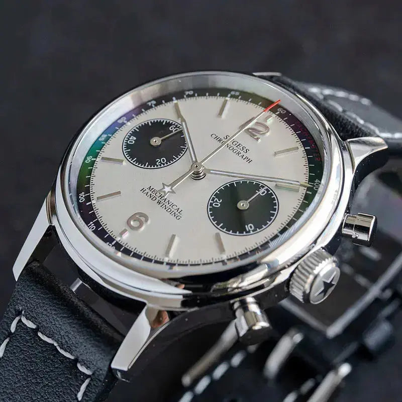 Mechanical Chronograph Panda Wristwatch Air Force Sapphire Waterproof Inspirational Watches