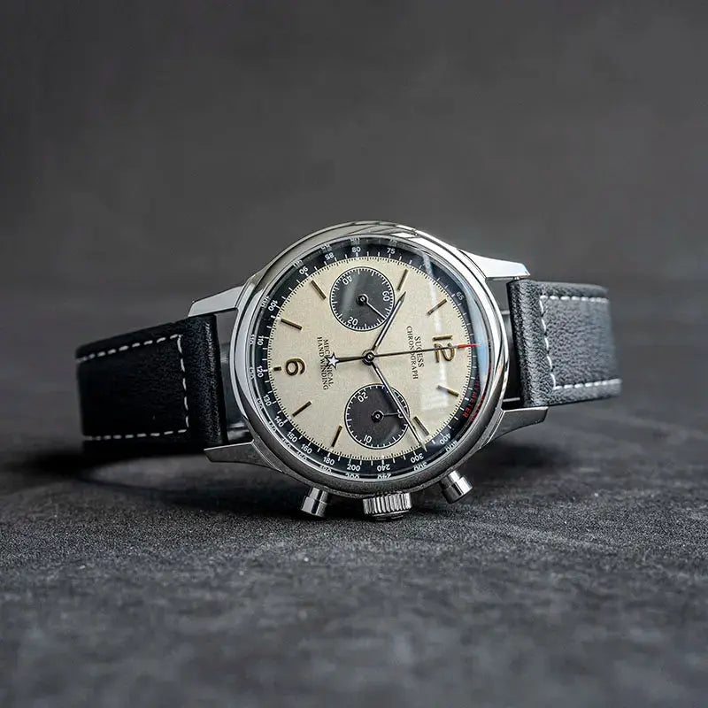 Chronograph Panda Wristwatch Air Force Sapphire Waterproof Inspirational Watches