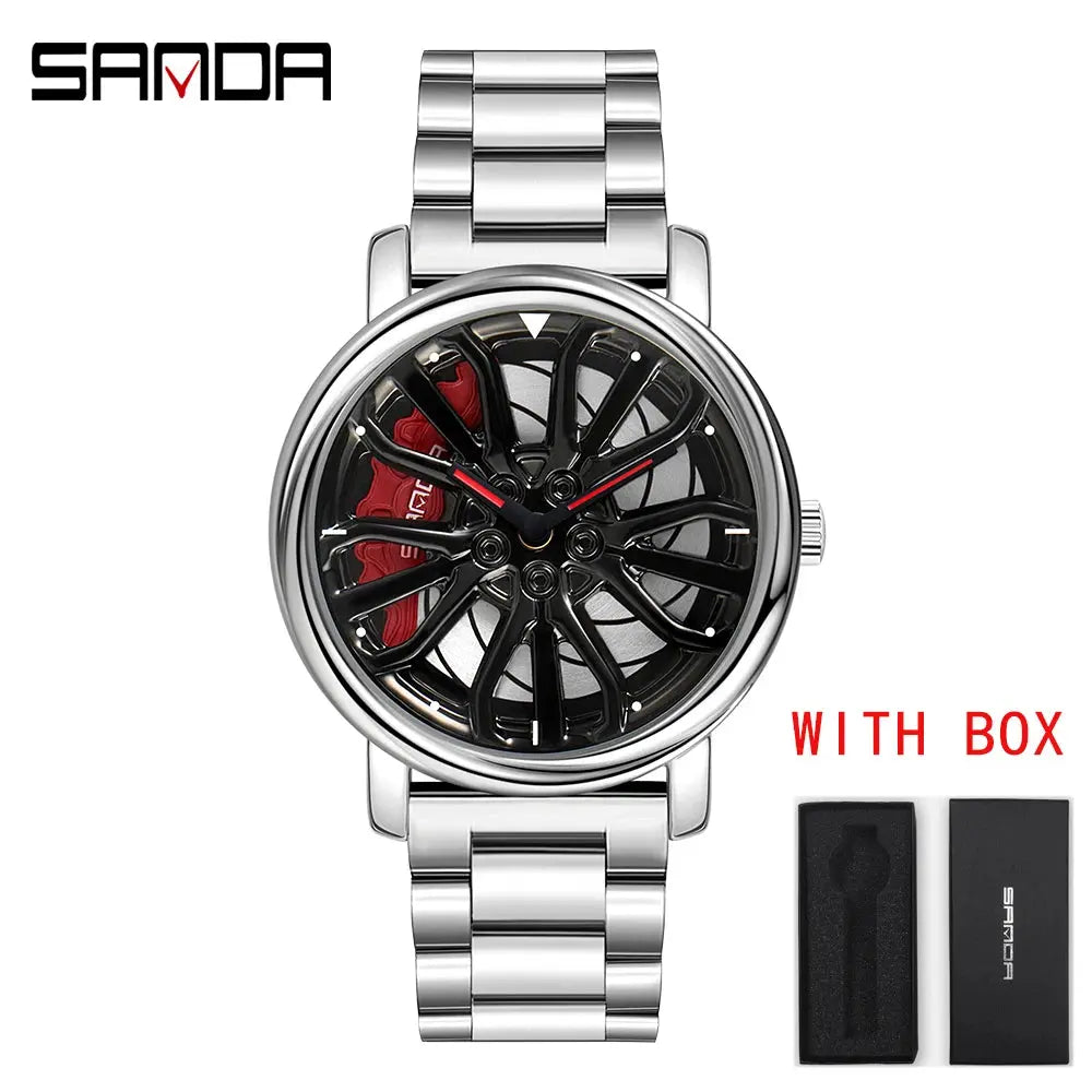 360 Degree Rotating Stainless Steel watch Inspirational Watches
