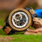 Luxury Wooden Mechanical Watches for Men – Premium Automatic Timepiece with Oversized Dial - Inspirational Watches