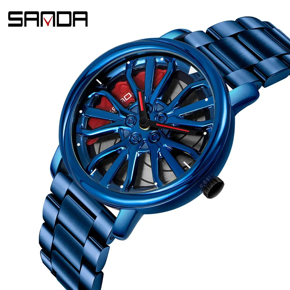 360 Degree Rotating Stainless Steel watch Inspirational Watches
