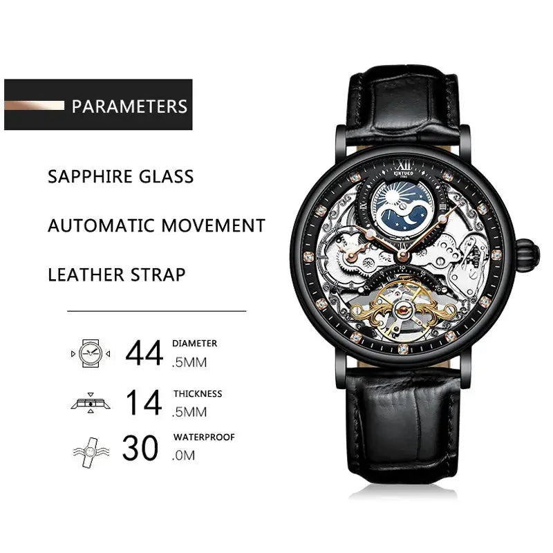 Luxury Skeleton Automatic Inspirational Watches