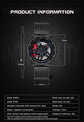 Rotating Dial Waterproof Car Wheel Watch Inspirational Watches