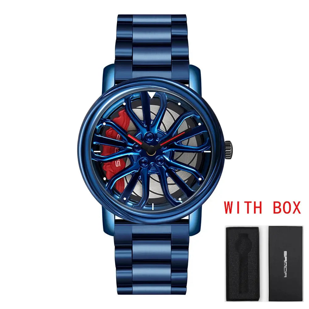 360 Degree Rotating Stainless Steel watch Inspirational Watches