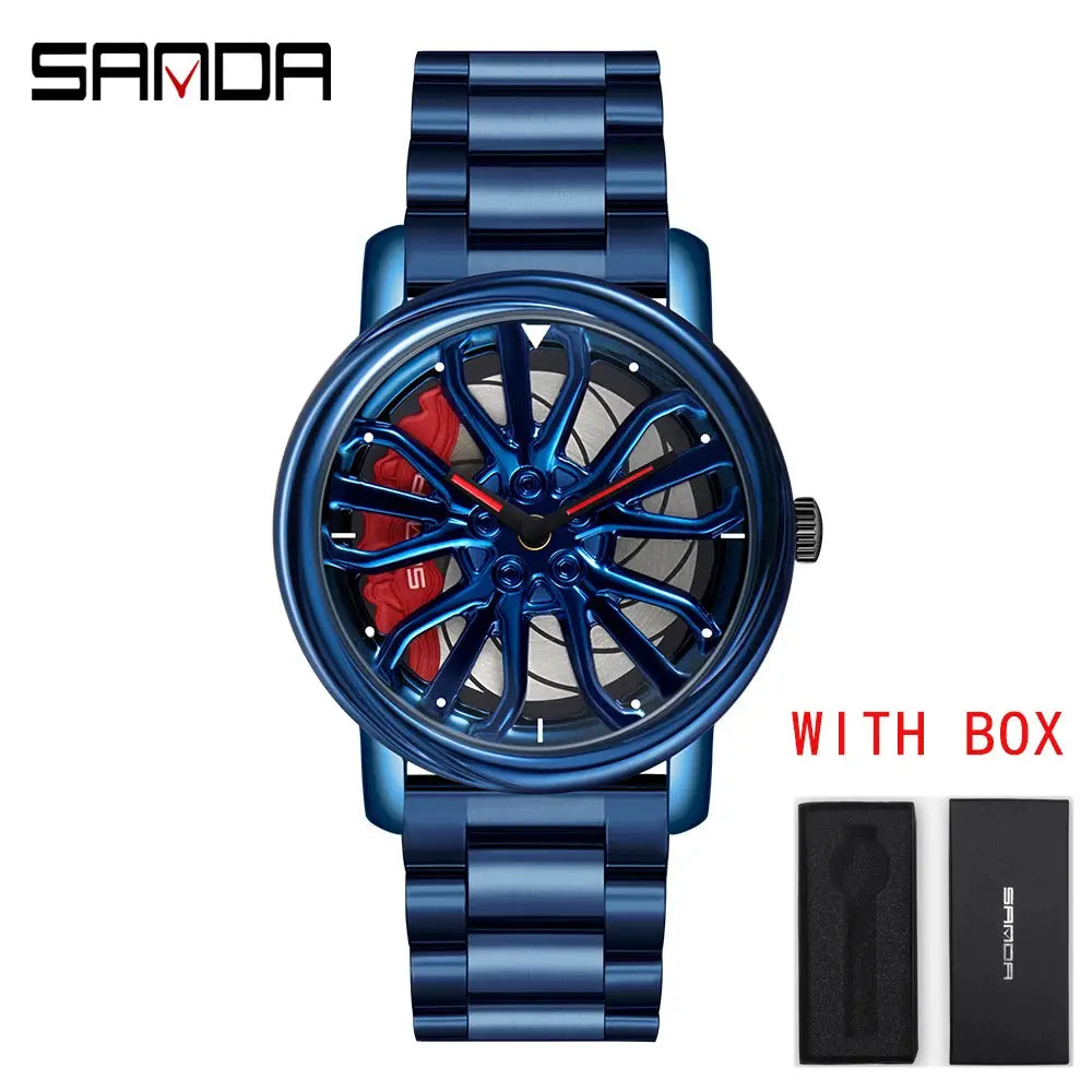 360 Degree Rotating Stainless Steel watch Inspirational Watches