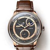 Moon Phase Mechanical Automatic Water Resistant Inspirational Watches