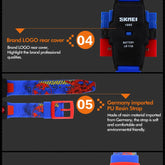 Digital Robot Transformation Cartoon Kids Sports Watch Inspirational Watches