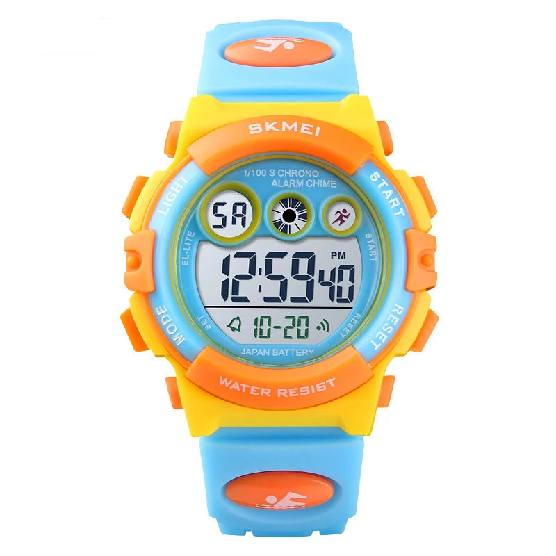 50M Waterproof LED Digital Kids Sports Watch Inspirational Watches