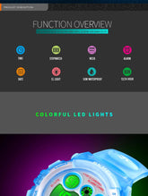 50M Waterproof LED Digital Kids Sports Watch Inspirational Watches