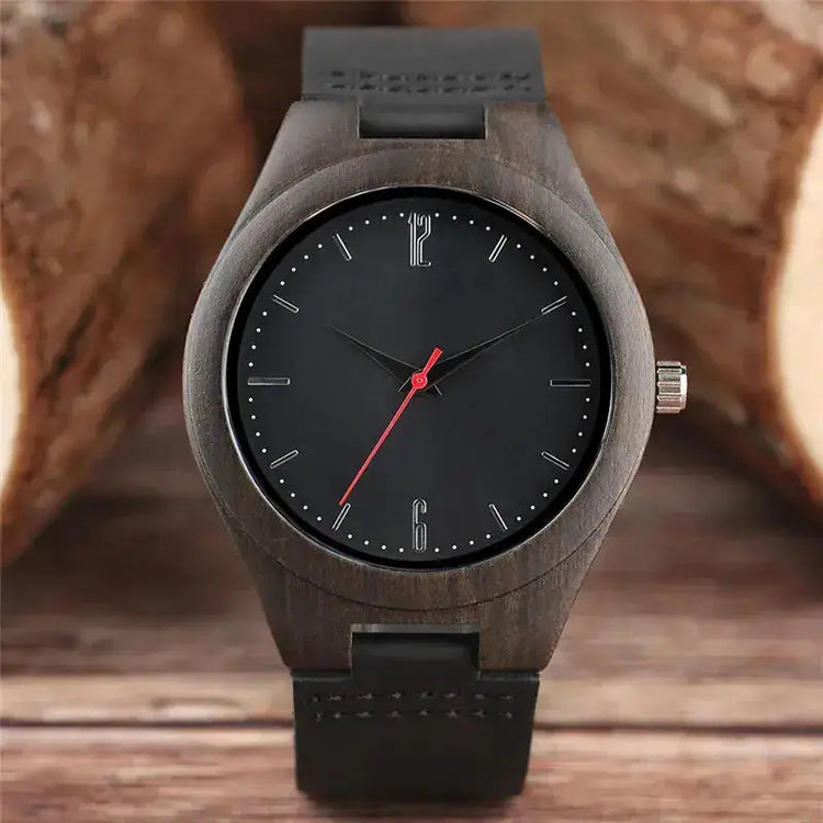 Dark Wood Quartz Watch Inspirational Watches