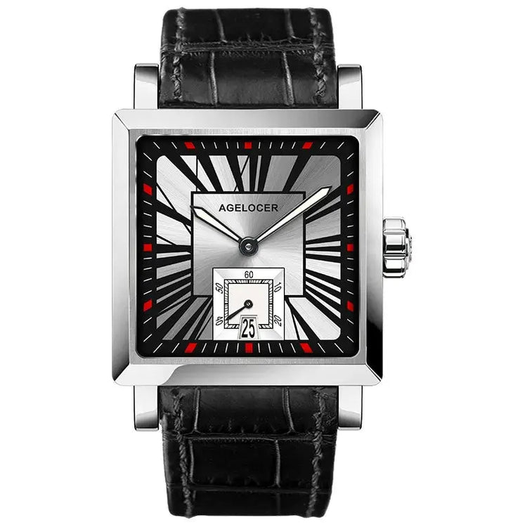 Square Business Formal Automatic Mechanical Inspirational Watches