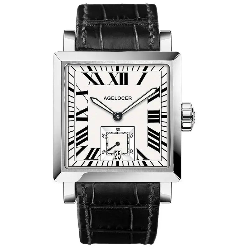 Square Business Formal Automatic Mechanical Inspirational Watches