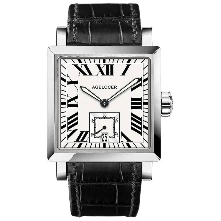 Square Business Formal Automatic Mechanical Inspirational Watches